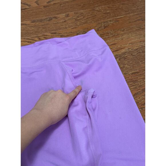 NIKE WOMEN'S SWOOSH DRI-FIT HI-RISE PASTEL LAVENDER LEGGINGS Sz SMALL - Picture 10 of 10